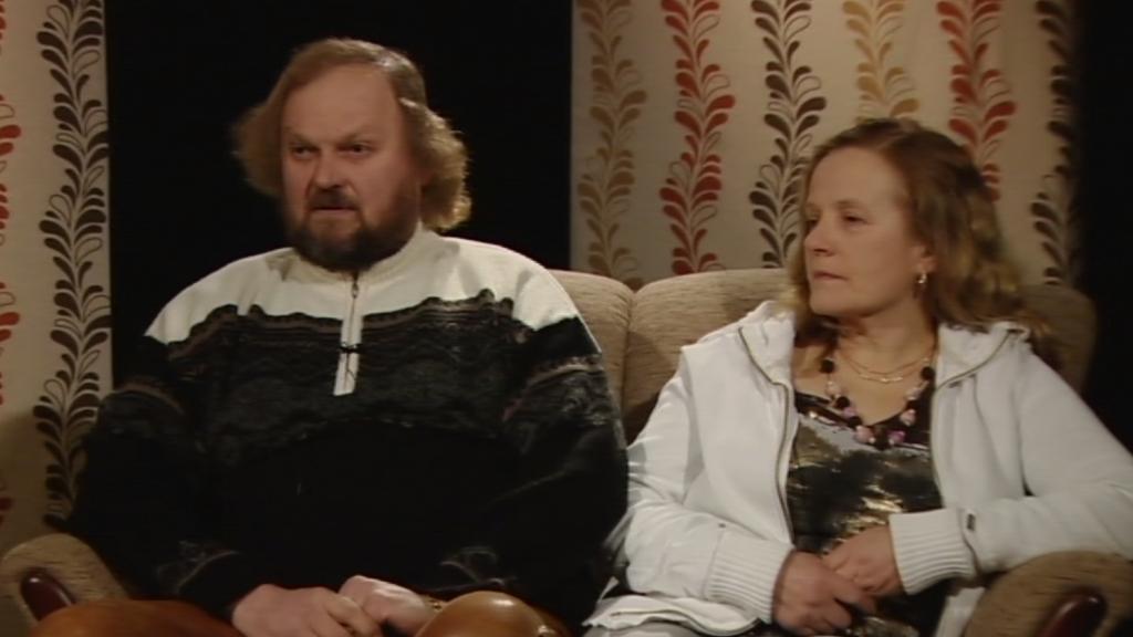 Haastateltavina Jorma ja Pirkko Kujala
